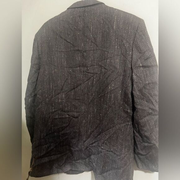 Vintage wool tweed suit jacket - Picture 4 of 7
